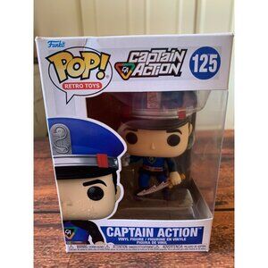 Funko Pop Retro Toys Captain Action Vinyl Figure 125  Collectible Display Toy